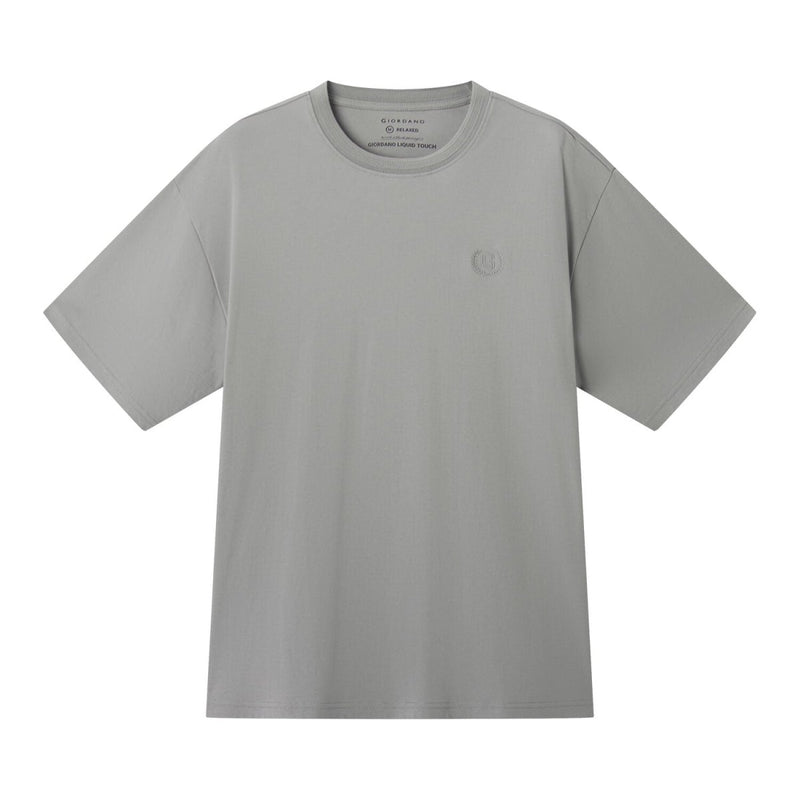 Giordano Men's Crewneck Liquid Touch Tee - Relaxed Fit - Premium Tee