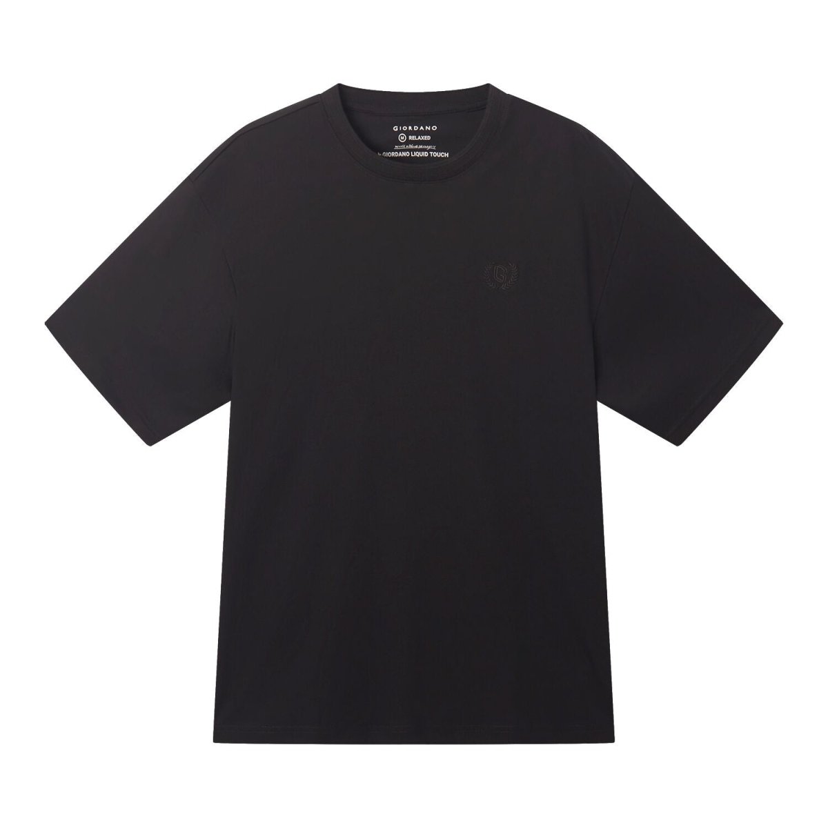 Giordano Men's Crewneck Liquid Touch Tee - Relaxed Fit - Premium Tee