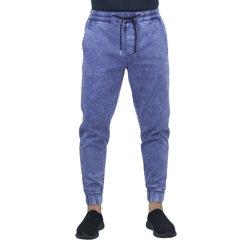 Men's Denim Mid Rise Slim Fit Joggers S - Shop Giordano