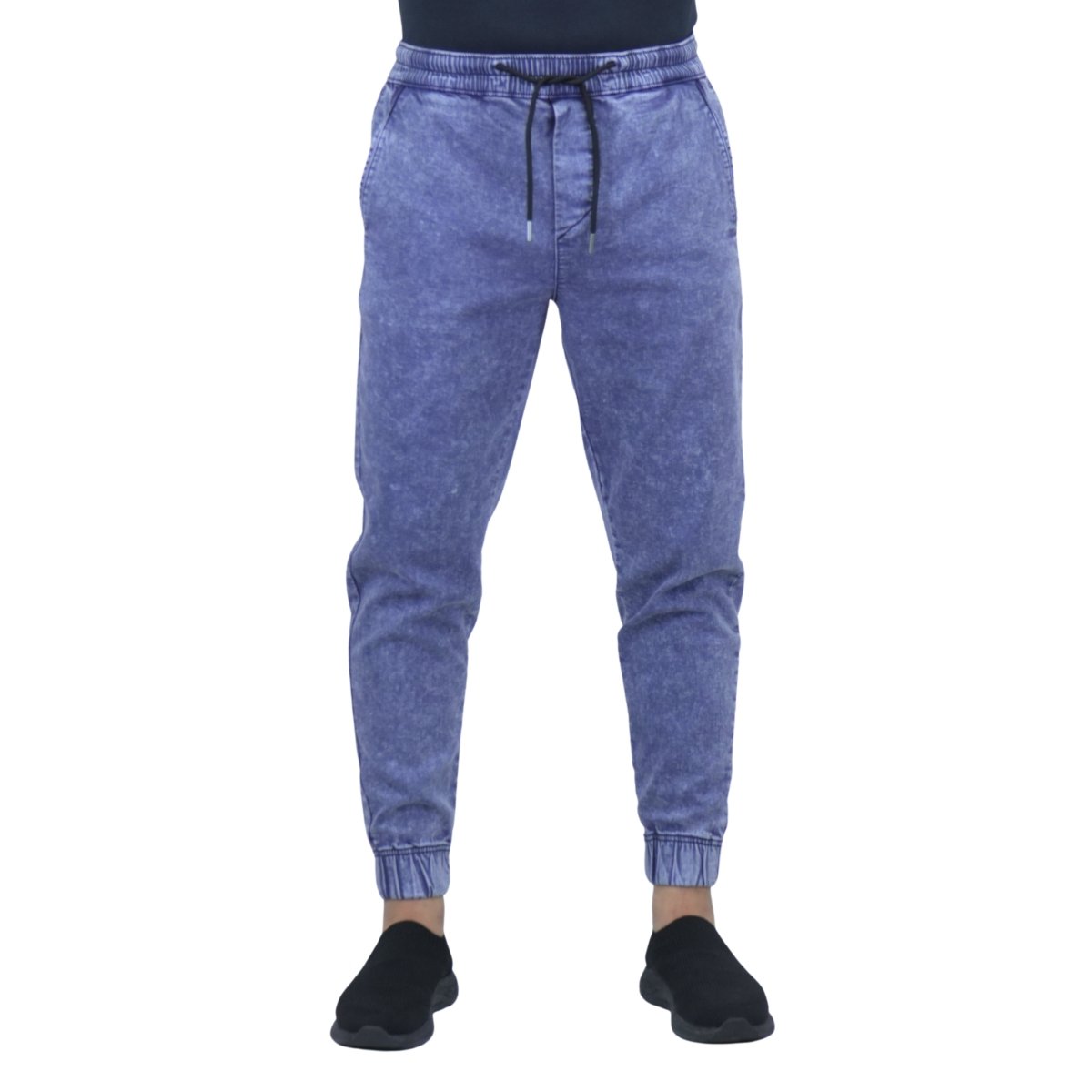 Men's Denim Mid Rise Slim Fit Joggers S - Shop Giordano