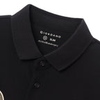 Men's Embroidered Bold Polo - Slim Fit, Cotton Lycra Pique S - Shop Giordano