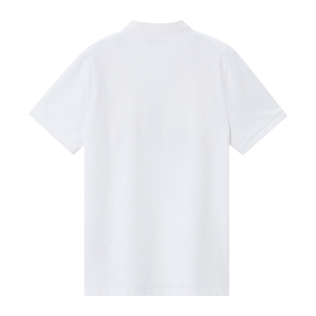 Giordano Men's Embroidered Bold Polo - Slim Fit, Cotton Lycra Pique - Premium Polo