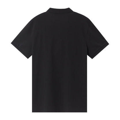 Men's Embroidered Bold Polo - Slim Fit, Cotton Lycra Pique - Giordano