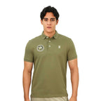 Men's Embroidered Bold Polo - Slim Fit, Cotton Lycra Pique S - Shop Giordano