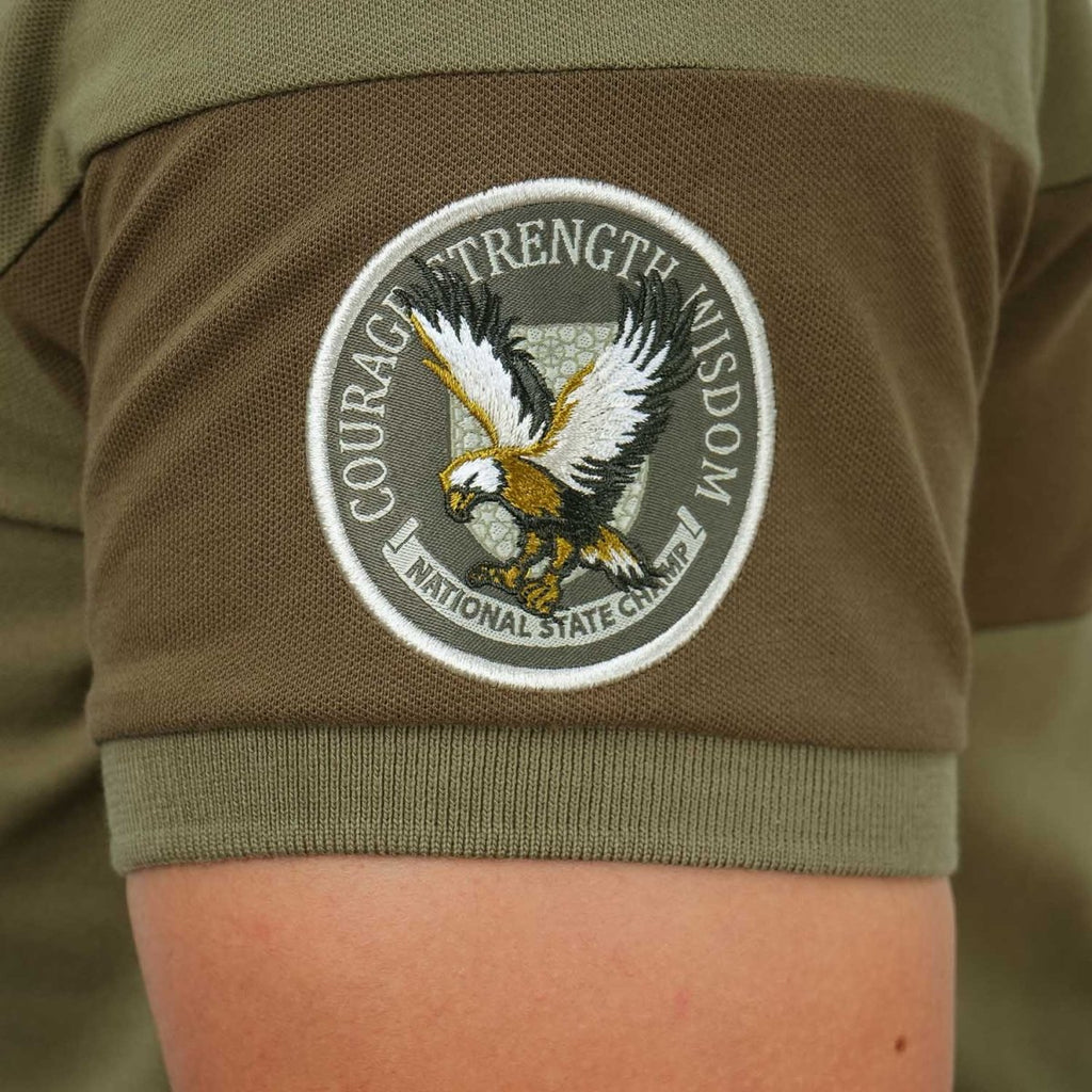 Men's Embroidered Bold Polo - Slim Fit, Cotton Lycra Pique S - Shop Giordano