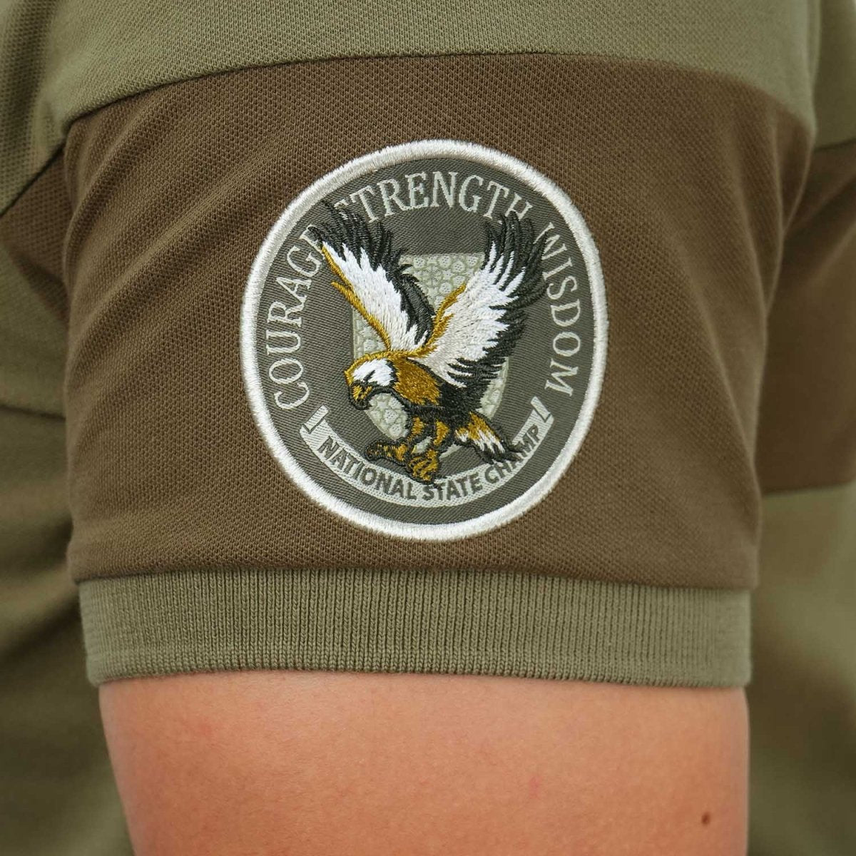 Men's Embroidered Bold Polo - Slim Fit, Cotton Lycra Pique S - Shop Giordano