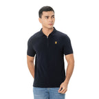Men's Embroidered Bold Polo - Slim Fit, Cotton Lycra Pique S - Shop Giordano