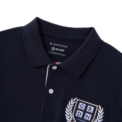 Men's Embroidered Pique Polo | Thematic 3G Collection - Giordano