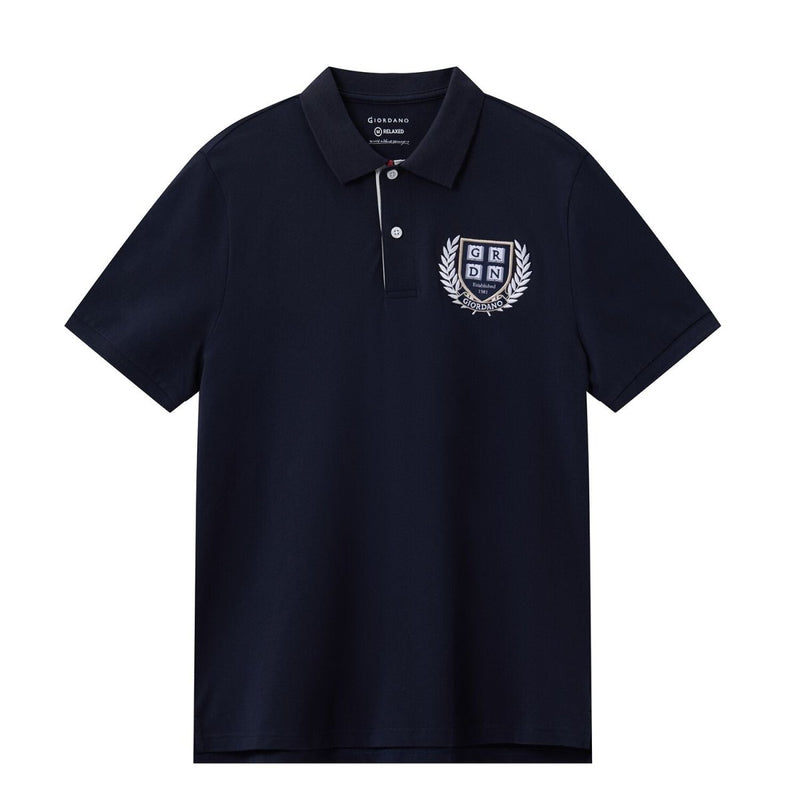 Men's Embroidered Pique Polo | Thematic 3G Collection S - Shop Giordano