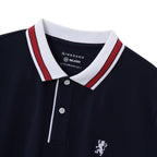 Giordano Men's Embroidered Pique Polo | Thematic 3G Collection - Premium Polo