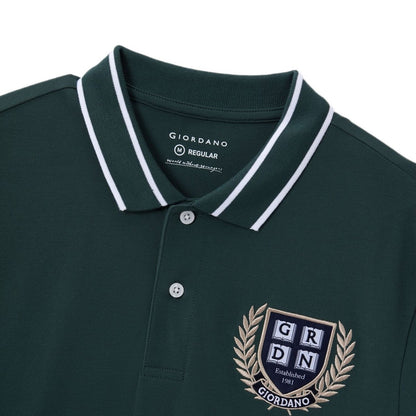 Men's Embroidered Pique Polo | Thematic 3G Collection - Giordano