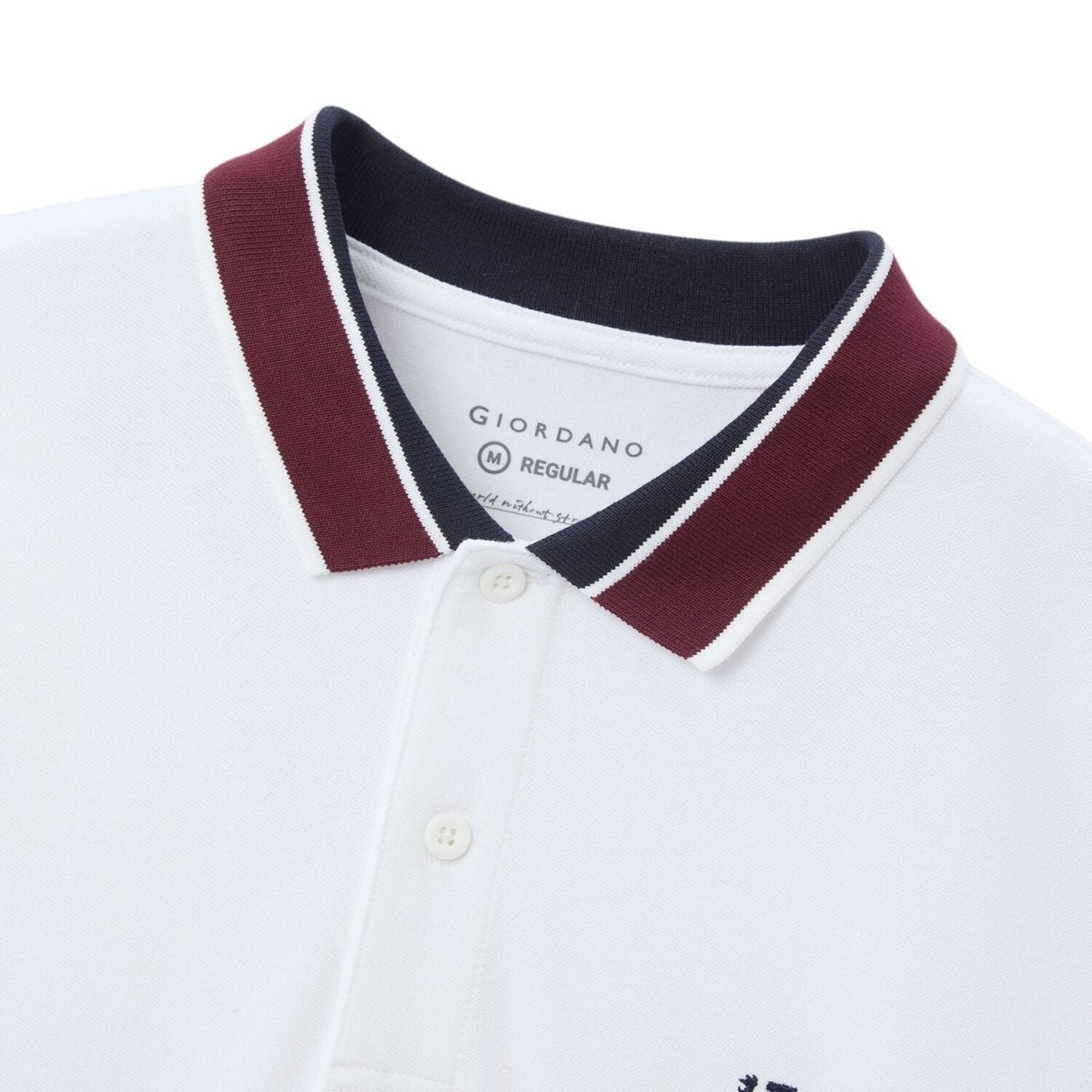 Men's Embroidered Pique Polo | Thematic 3G Collection - Giordano