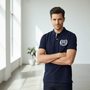 Giordano Men's Embroidered Pique Polo | Thematic 3G Collection - Premium Polo
