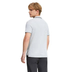Men's Flat Knit Collar Short Sleeve Cotton Blend Polo S - Shop Giordano