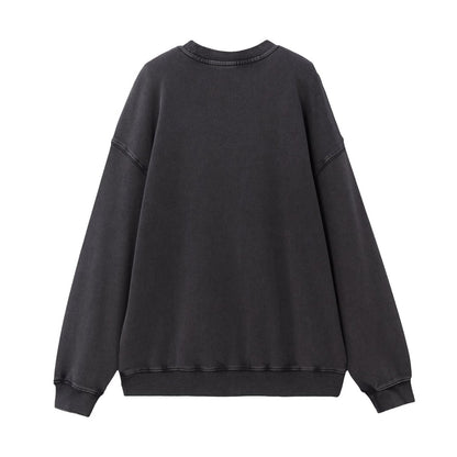 Men’S French Terry Crew Neck Printed Sweatshirt - Giordano