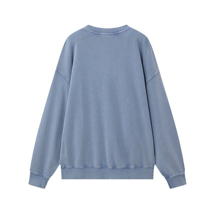 Men’S French Terry Crew Neck Printed Sweatshirt - Giordano