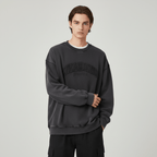 Men’S French Terry Crew Neck Printed Sweatshirt S - Shop Giordano