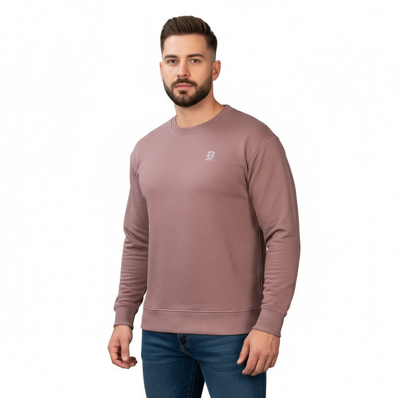 Men’S French Terry Crew Neck Relaxed Fit Sweatshirt S - Shop Giordano