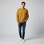 Men’S French Terry Crew Neck Relaxed Fit Sweatshirt S - Shop Giordano