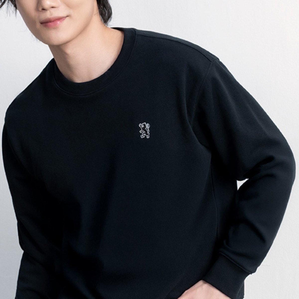 Men’S French Terry Crew Neck Relaxed Fit Sweatshirt S - Shop Giordano