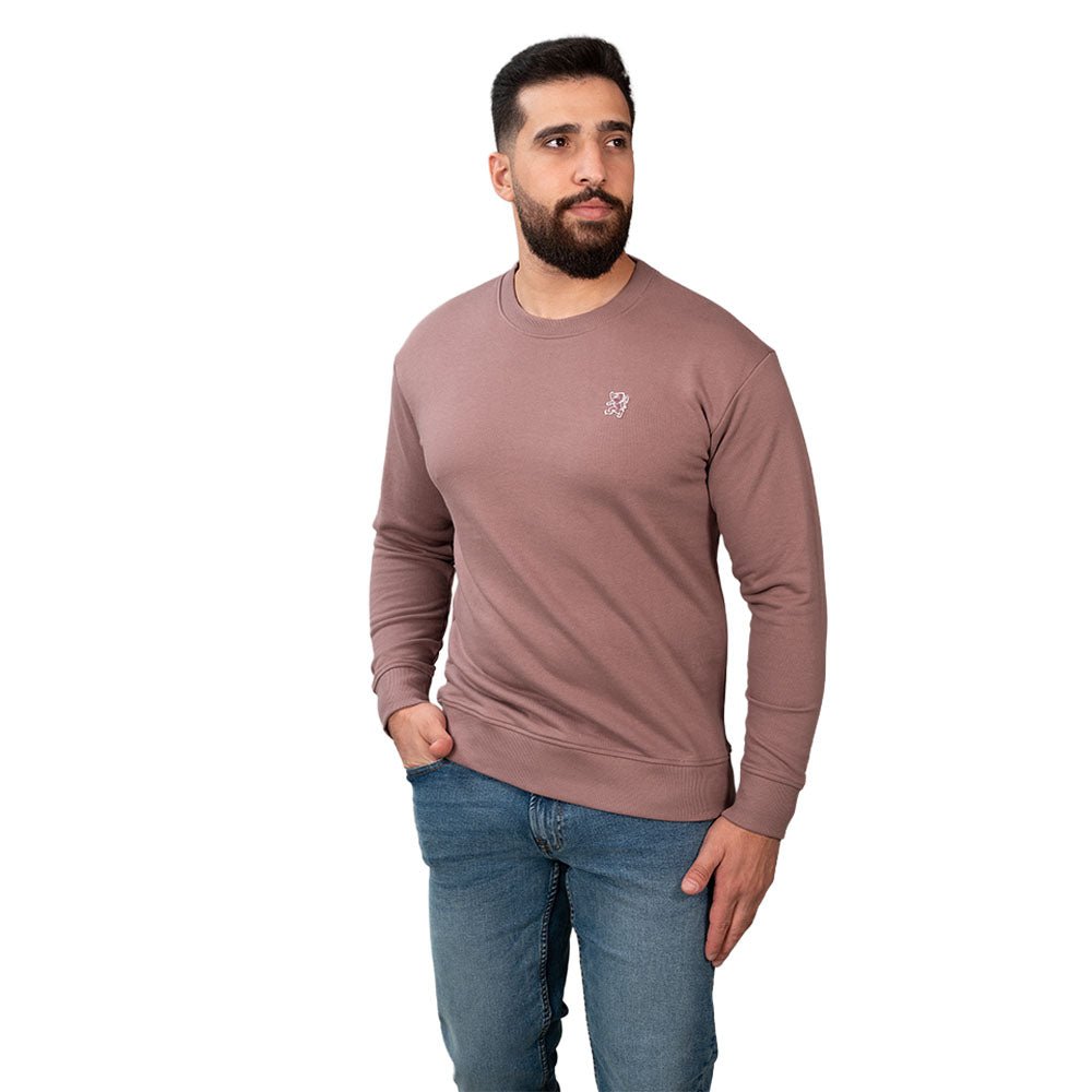 Men’S French Terry Crew Neck Relaxed Fit Sweatshirt S - Shop Giordano