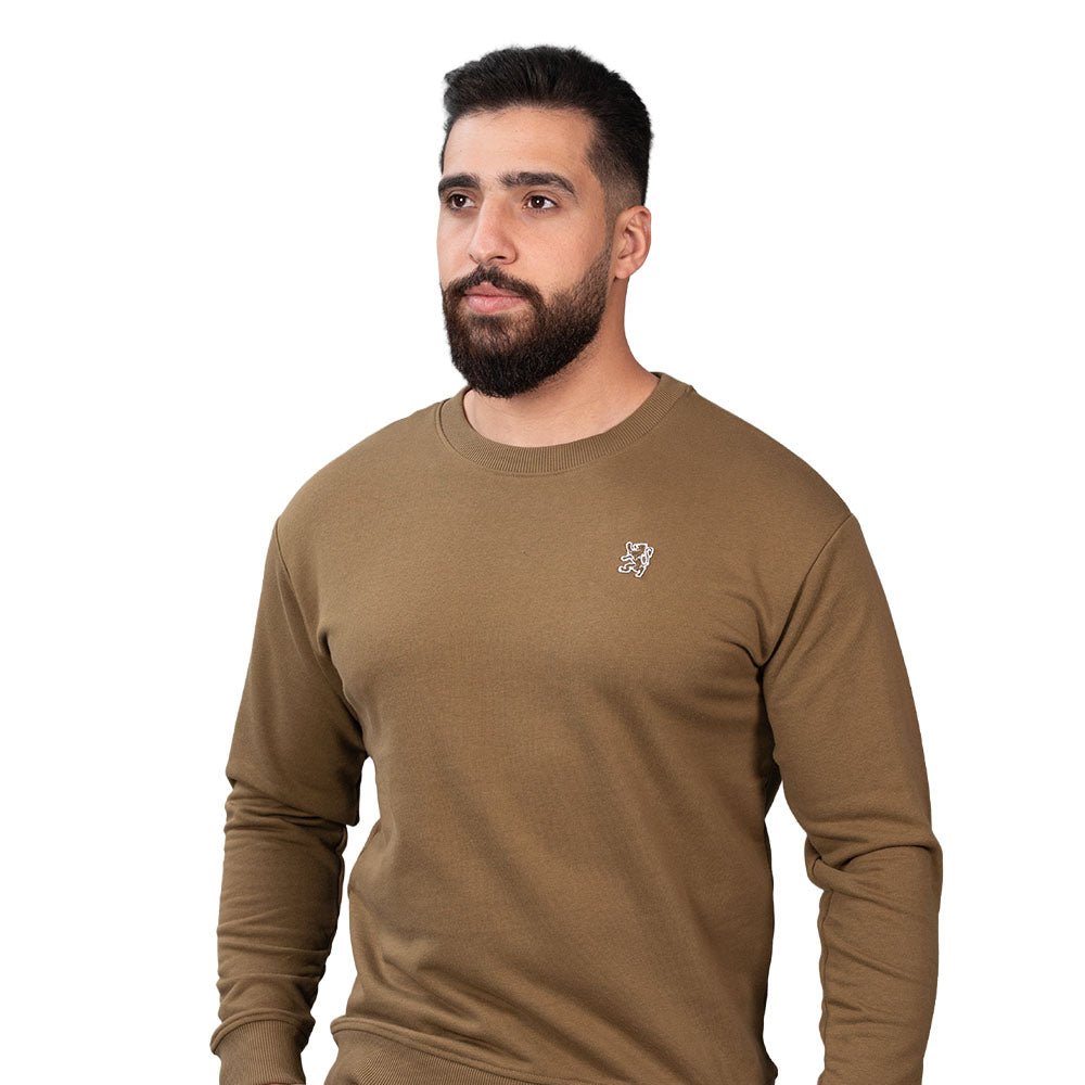 Men’S French Terry Crew Neck Relaxed Fit Sweatshirt S - Shop Giordano