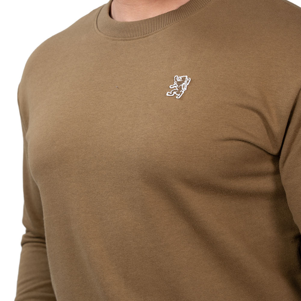 Men’S French Terry Crew Neck Relaxed Fit Sweatshirt S - Shop Giordano