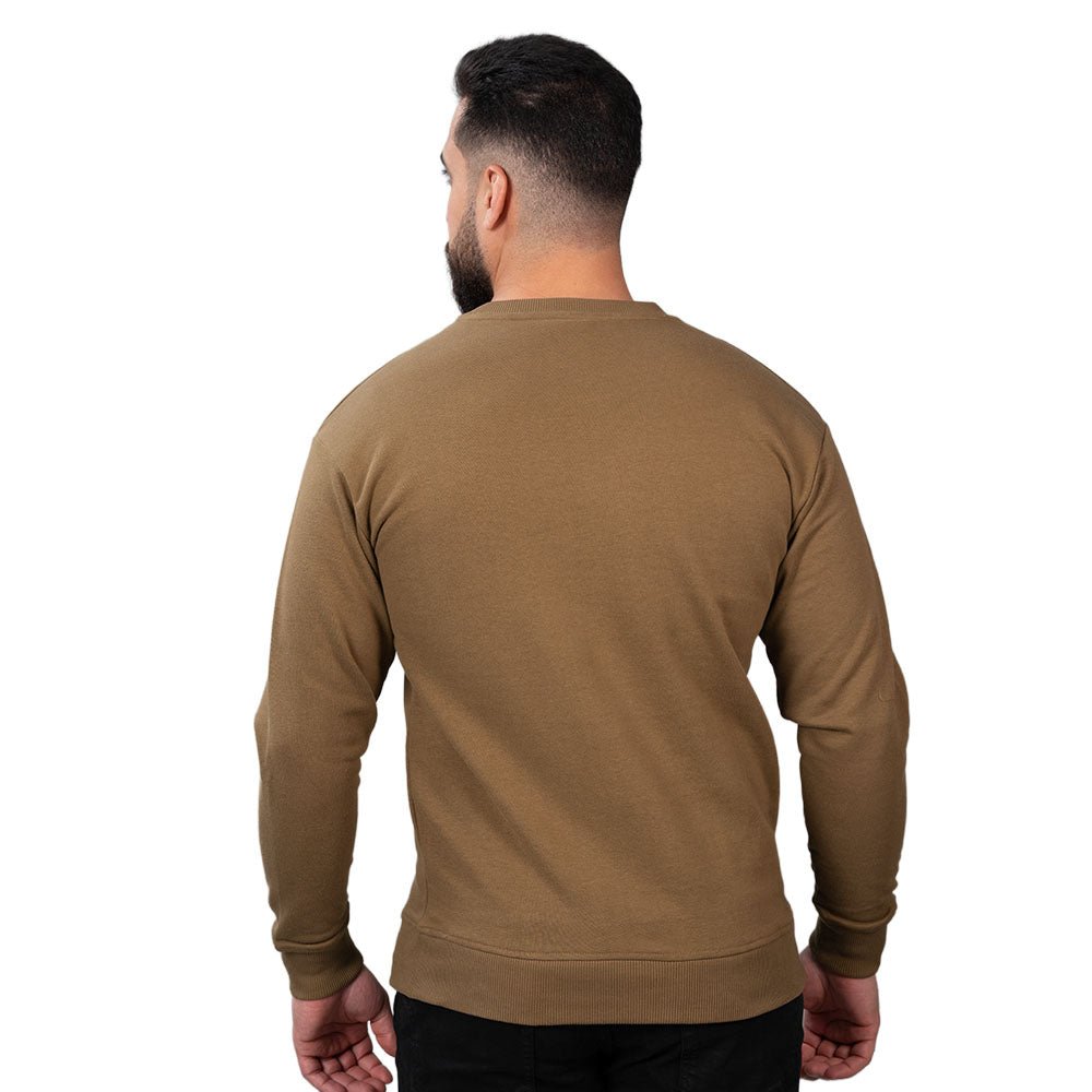 Men’S French Terry Crew Neck Relaxed Fit Sweatshirt S - Shop Giordano