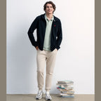 Men's French Terry Jogger Pants - Slim Fit, Elastic Waist, Comfortable & Stylish S - Shop Giordano