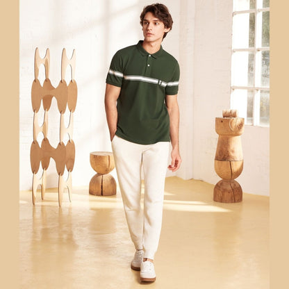 Men's French Terry Jogger Pants - Slim Fit, Elastic Waist, Comfortable & Stylish - Giordano