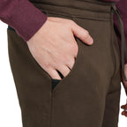 Men's French Terry Jogger Pants - Slim Fit, Elastic Waist, Comfortable & Stylish S - Shop Giordano