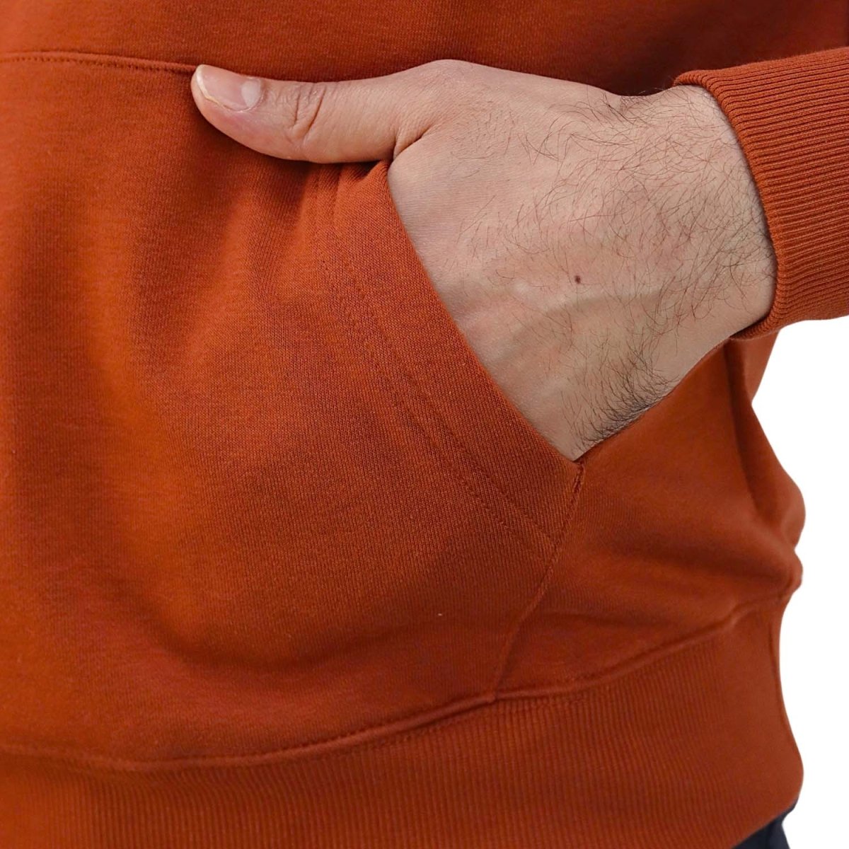 Men's French Terry Long Sleeve Relaxed Fit Classic Logo Print Sweatshirt Hoodie S - Shop Giordano