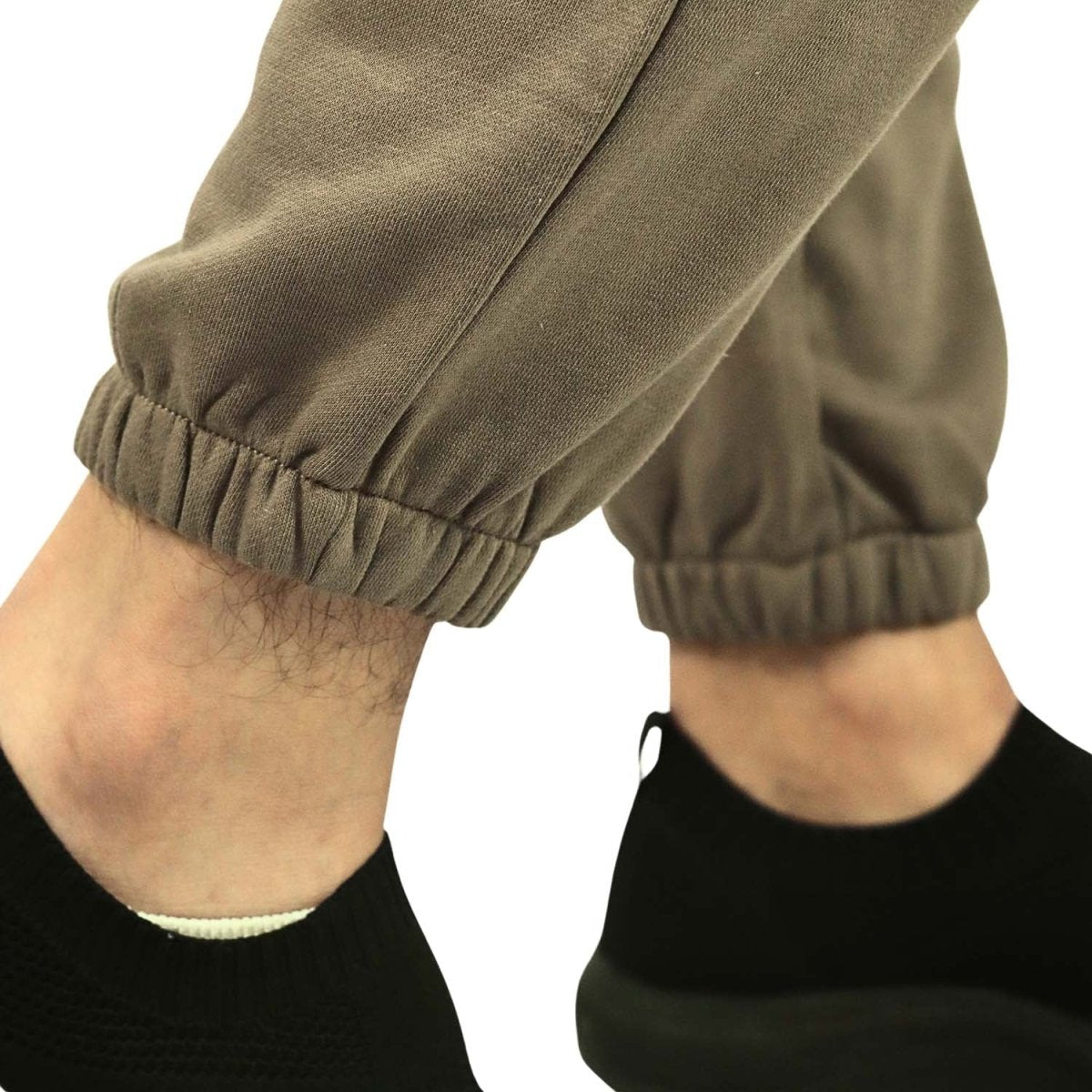 Men's French Terry Mid Rise Relaxed Tapered Fit Classic Print Knit Joggers - Giordano
