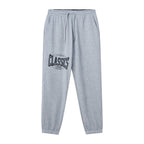 Men's French Terry Mid Rise Relaxed Tapered Fit Classic Print Knit Joggers S - Shop Giordano