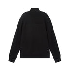 Men's Full - Zip Mock Neck Textured Knit Cardigan S - Shop Giordano