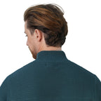 Men's Full - Zip Mock Neck Textured Knit Cardigan S - Shop Giordano