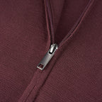 Men's Full - Zip Mock Neck Textured Knit Cardigan S - Shop Giordano