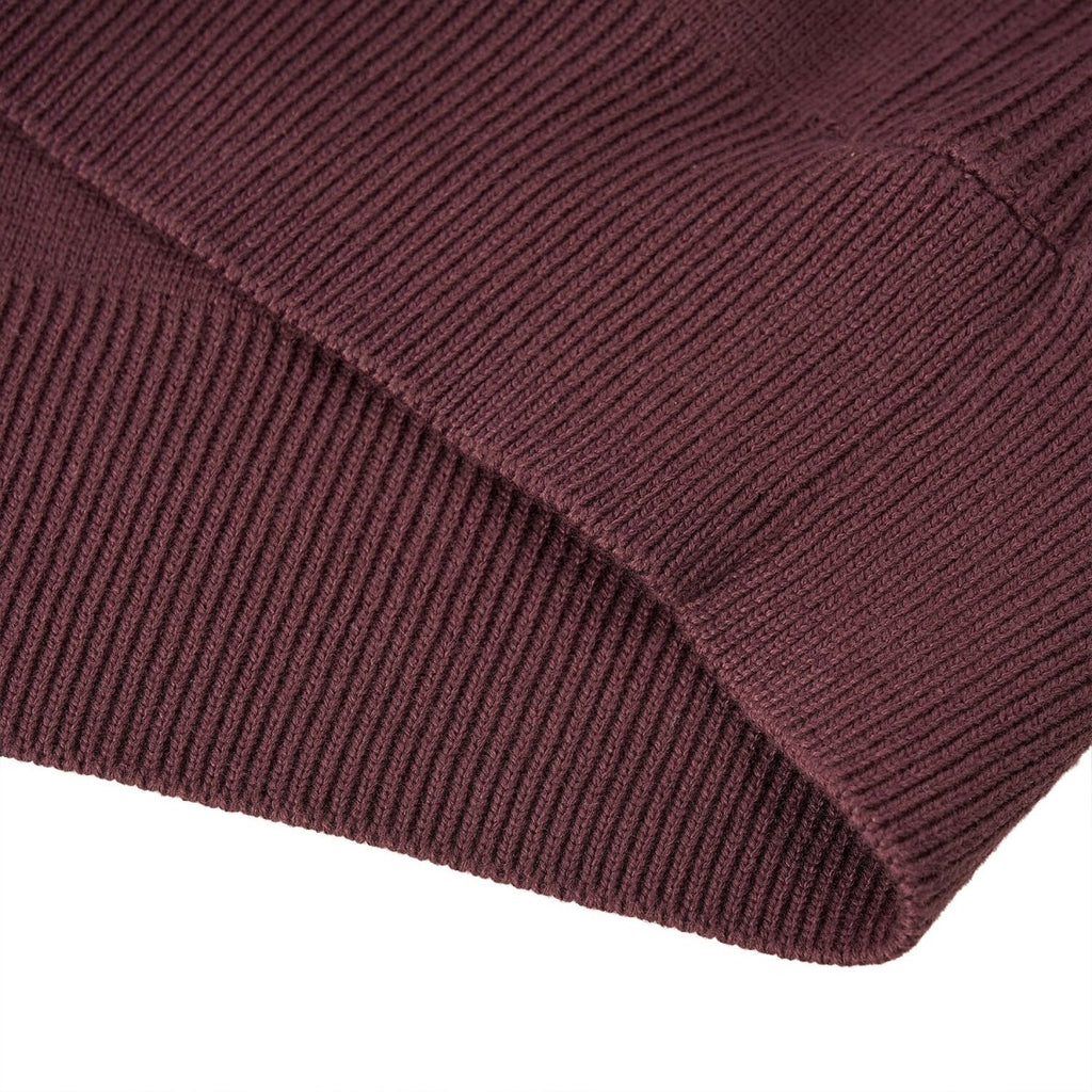 Men's Full - Zip Mock Neck Textured Knit Cardigan S - Shop Giordano