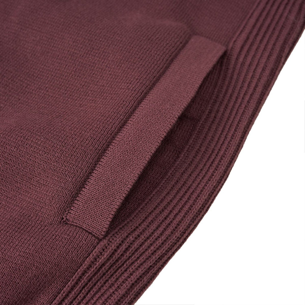 Men's Full - Zip Mock Neck Textured Knit Cardigan S - Shop Giordano