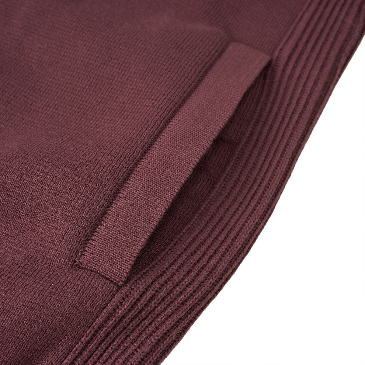 Men's Full - Zip Mock Neck Textured Knit Cardigan S - Shop Giordano