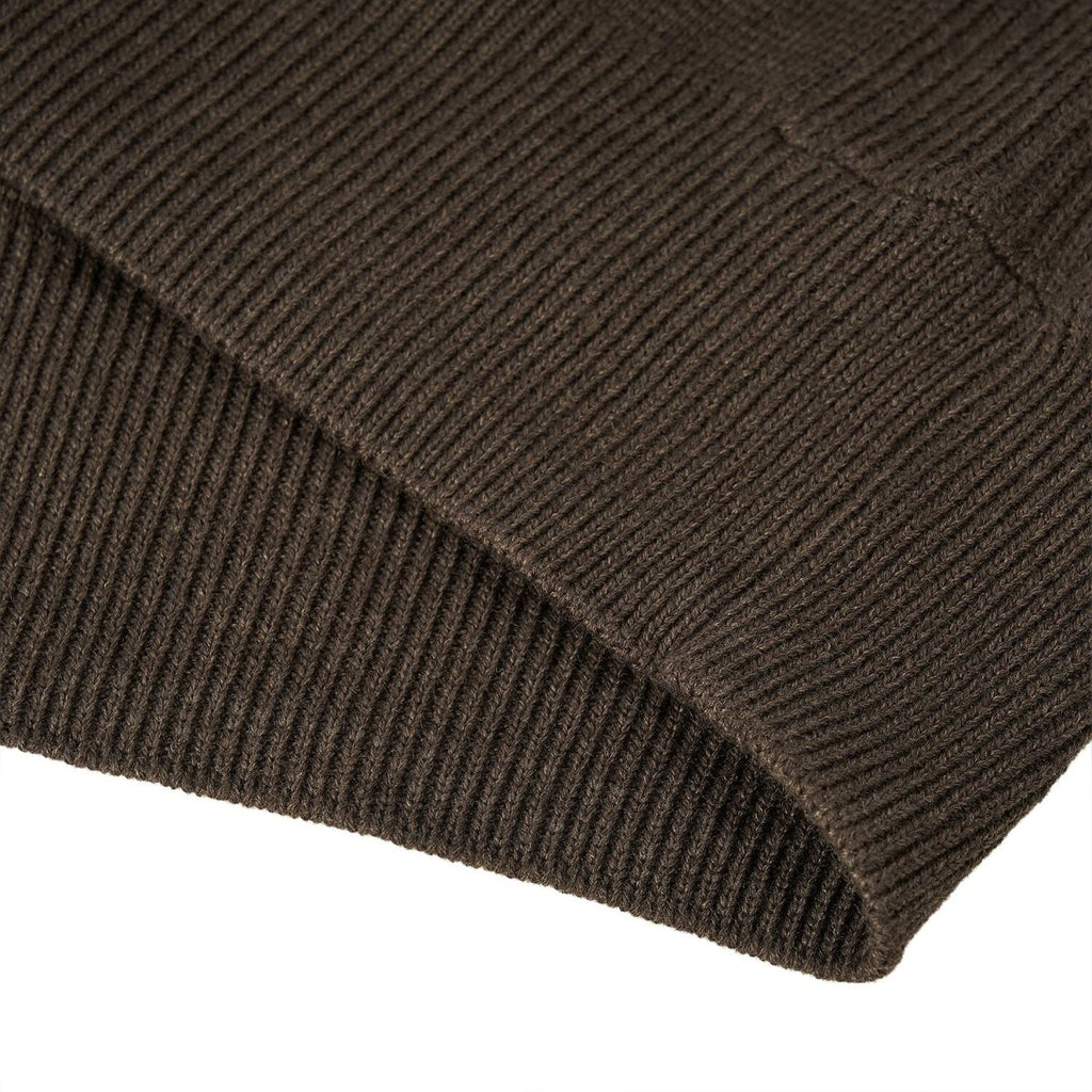 Men's Full - Zip Mock Neck Textured Knit Cardigan S - Shop Giordano