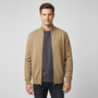 Men's Full - Zip Mock Neck Textured Knit Cardigan S - Shop Giordano