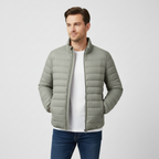Men's Full-Zip Seasonal Nylon Duck Down Jacket