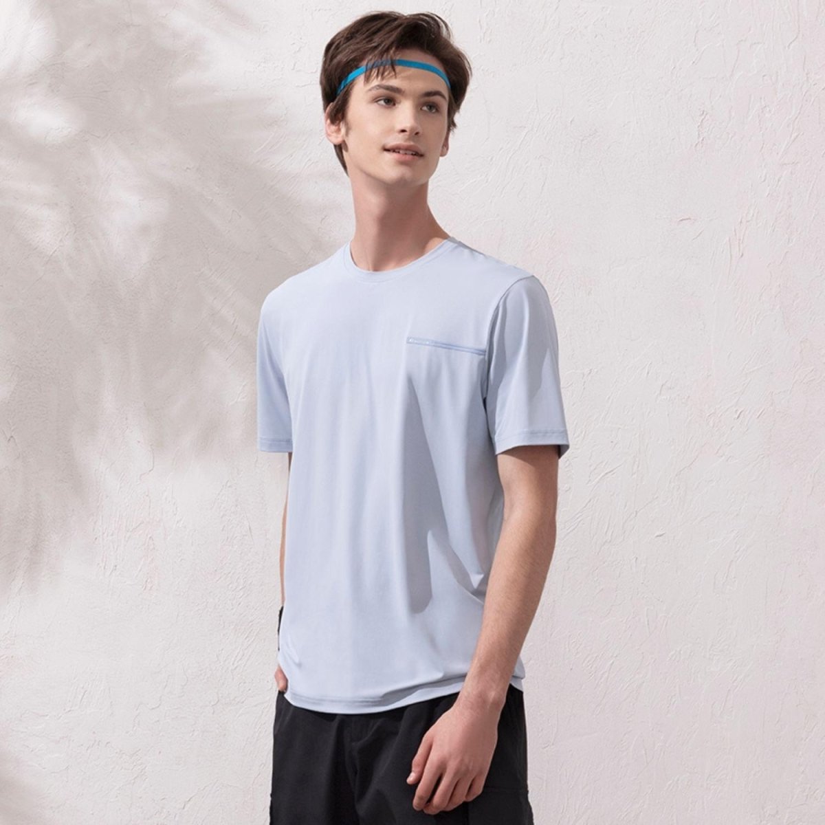 Giordano Men's G-Motion Active Fit Crewneck Tee - Premium Tee