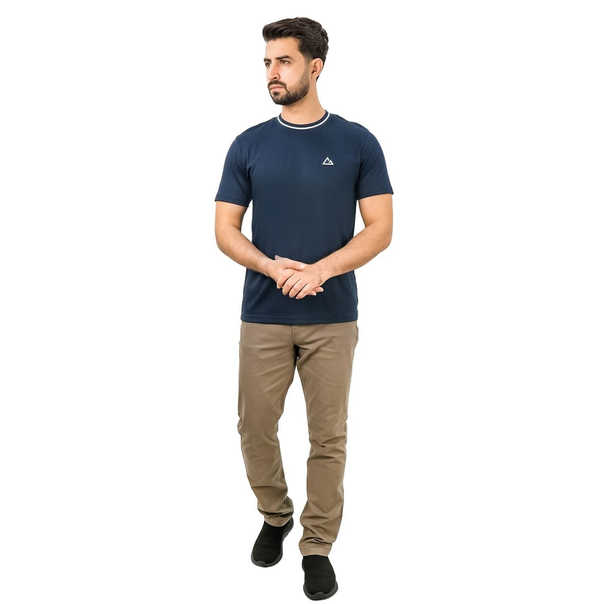 Giordano Men's G-Motion Cotton Crew Neck Tee - Premium Tee