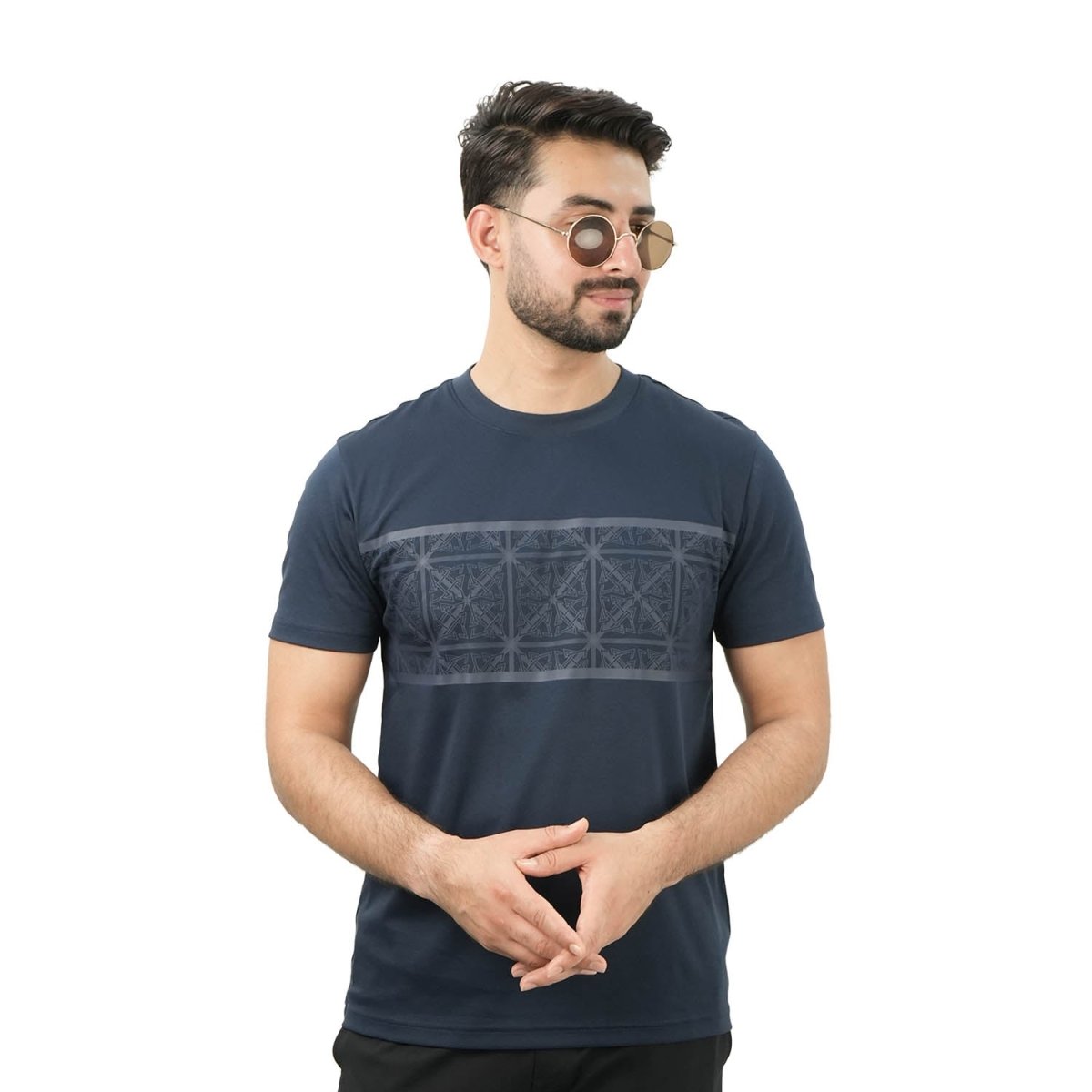 Giordano Men's G-Motion Cotton Crew Neck Tee - Premium Tee