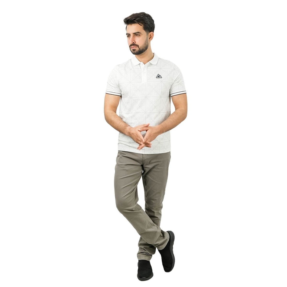 Men's G - Motion Full Print Cotton Polo - Giordano