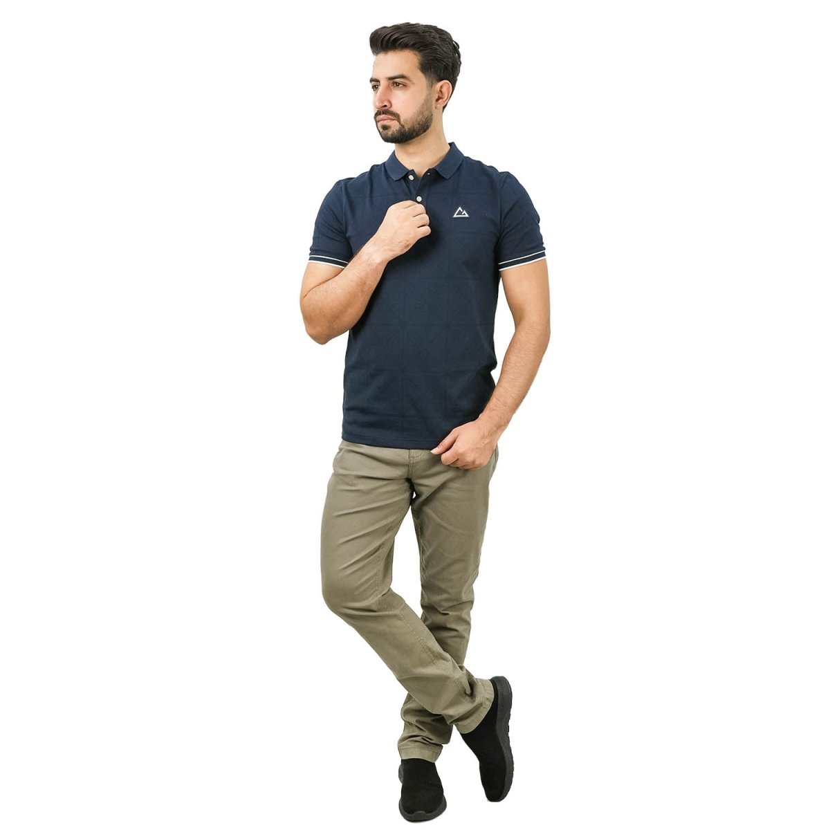 Giordano Men's G-Motion Full Print Cotton Polo - Premium Polo