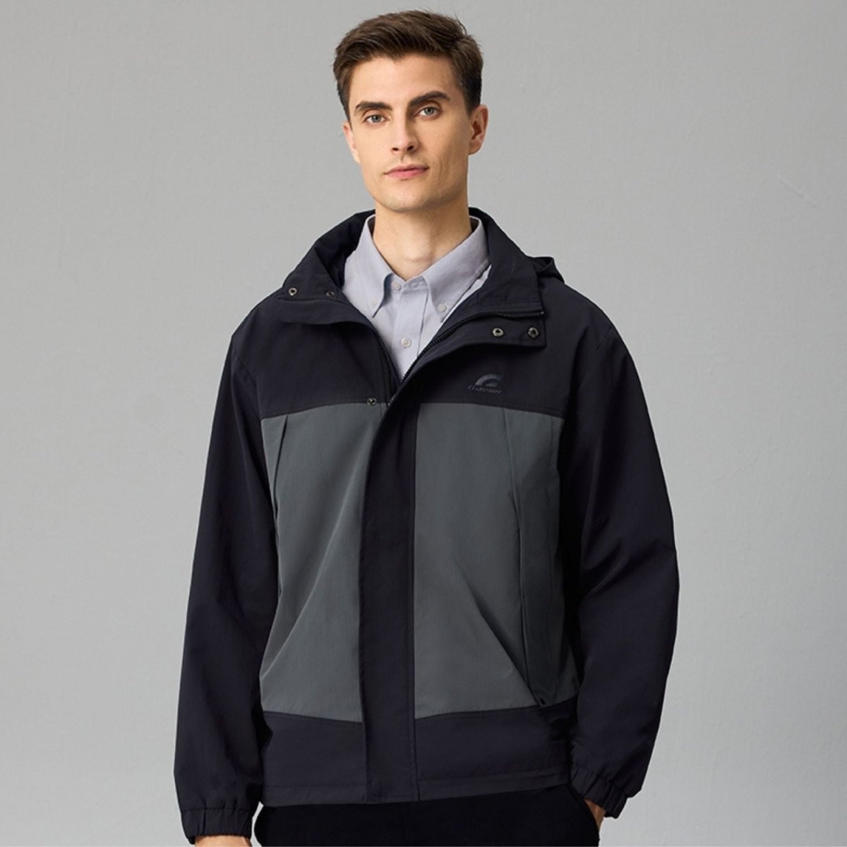 Men's G - Motion Lightweight Full Zipper Windbreaker Jacket - Giordano
