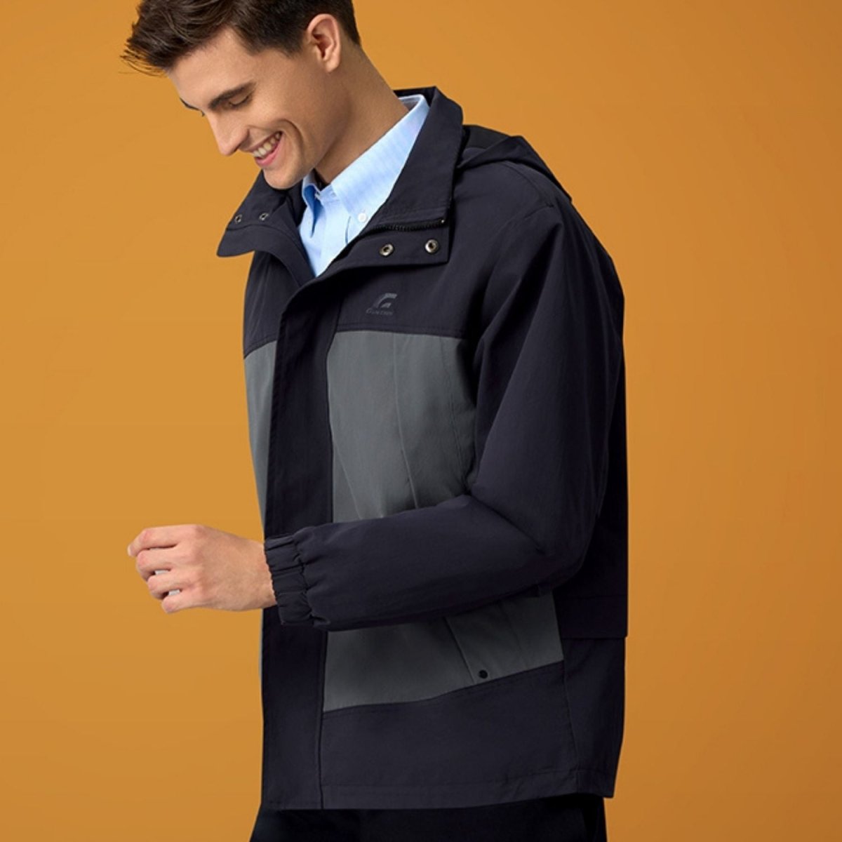 Men's G - Motion Lightweight Full Zipper Windbreaker Jacket - Giordano